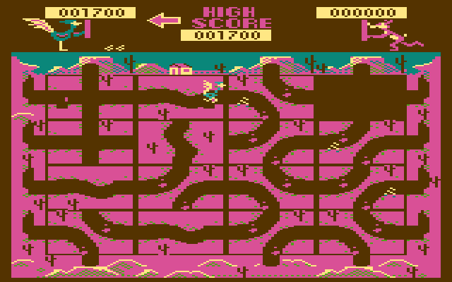 Roadrunner (1982) (Atari) Screenshot 1